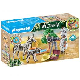 Playmobil wiltopia - fotograf si zebre