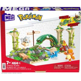 Set constructie pokemon mega construx 464 piese - ruinele junglei
