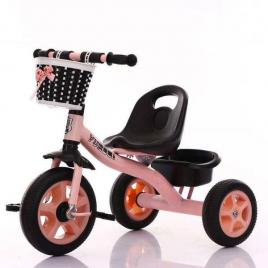 Tricicleta copii cu cosulet - roz