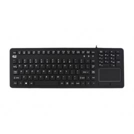 Adesso antimicrobial waterproof silicon touchpad keyboard usb