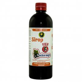 Sirop fier cu coacaze negre f.zahar 500ml hypericum