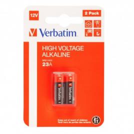 Verbatim v23a (mn21/a23) battery alkaline 12v 2 pk