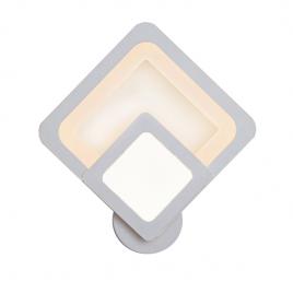 Aplica Moderna Lumina Led Romb Dublu, Alb 17W pentru sufragerie, dinning, dormitor H005