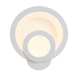 Aplica Moderna Lumina Led Rotund Cerc Dublu, Alb 17W pentru sufragerie, dinning, dormitor H003