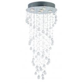 Plafoniera TotulPerfect Lumina Led Raindrops Spiral, Pandantiv de cristale din sticla pentru sufragerie, dinning, dormitor SS