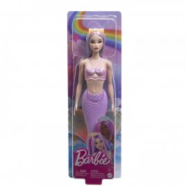 Barbie dreamtopia papusa sirena cu par mov si coada mov