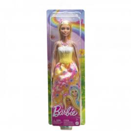 Barbie papusa barbie cu parul blond si galben