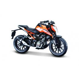 Macheta motocicleta bburago 1:18 ktm 250 duke portocaliu, bb51030-51083