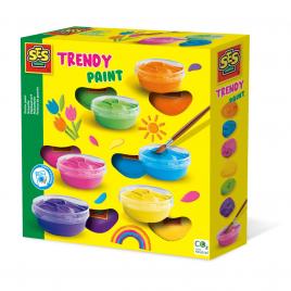 Set acuarele pasta culori trendy (guasa)