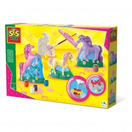 Set creativ mulaj si pictura - cai 3d
