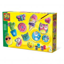 Set creativ mulaj si pictura - figurine colorate