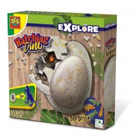 Ou de jucarie pentru copii cu dinozaur care eclozeaza in apa