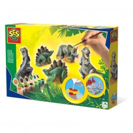 Set creativ mulaj si pictura - dinozauri