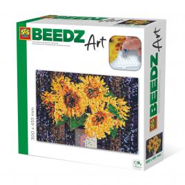 Set margele de calcat beedz art - floarea soarelui