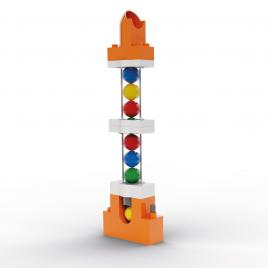 Jucarie copii marble run hubelino - extensie lift pentru bile (24 piese)