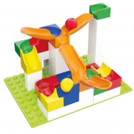 Jucarie copii marble run hubelino - extensie pendul (46 piese)