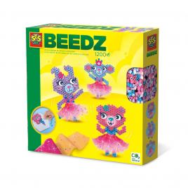 Set creativ beedz - margele de calcat animale balerine