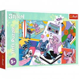 Puzzle trefl 100 stitch amintirile lui stitch