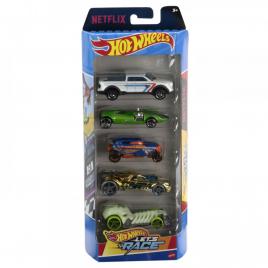 Set 5 masini hot wheels lets race