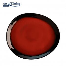 Farfurie ovala ceramica 21 cm, vulcano