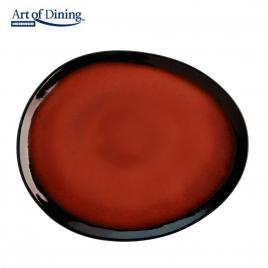 Farfurie ovala ceramica 28 cm, vulcano