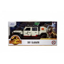 Jada jurassic world masinuta metalica jeep gladiator scara 1:32