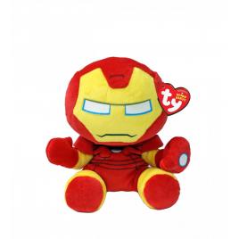 Plus ty 15cm beanie babies soft marvel iron man