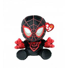 Plus ty 15cm beanie babies soft marvel miles morales spiderman