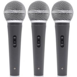 Set 3 microfoane mana + 3 bucati nuca microfon