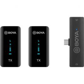 Boya by-xm6-s6 digital true-wireless dual microphone, usb type-c mobiles (2.4