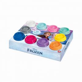 Set 10 borcanase de plastilina frozen in ambalaj de carton