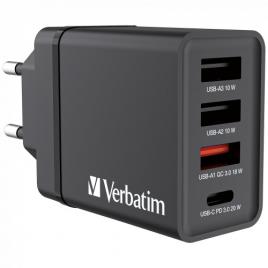 Verbatim v chr-30eu1 usb charger 30w blck