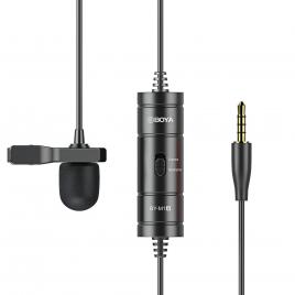 Microfon lavaliera stereo, omnidirectionala, boya by-m1s