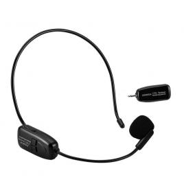 Microfon wireless xiaokoa n80 tip over-head, 2.4g, negru