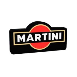 Caseta luminoasa LED in format 3D, logo Martini
