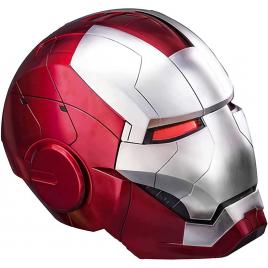 Masca motorizata iron man mk5 1:1 cu comanda vocala, deschidere one touch, mod lupta