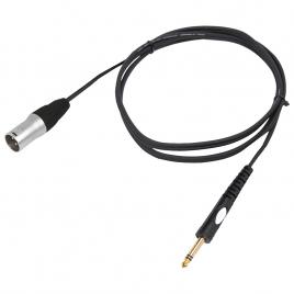 Cablu audio xlr tata 3 pin - jack 6.35 mm tata aurit 6m balansat bst pro 15-5728 xlrm/jackm-6m