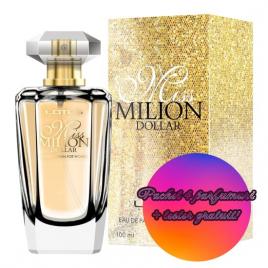 Set 4 apa de parfum miss milion dollar revers, femei, 100 ml + tester 100 ml gratuit