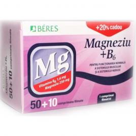Magneziu+b6 50+10cpr