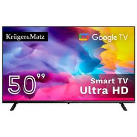 Televizor google ultra hd, 4k, smart, 50 inch, 126cm, kruger&matz