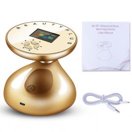 Aparat Slabit cu Ultrasunete Shake Body Slimming Massager, Terapie RF, subtire LED portabil, Cavitatie eliminare a grasimii, Foton Gold