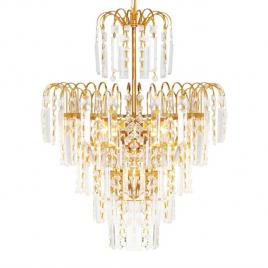 Aplica Perete Cristale pentru sufragerie, dinning, dormitor, Crystal Lux Gold S1