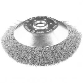 Perie sarma, circulara, pentru motocoasa/trimmer, otel, 200x25.4 mm, graphite