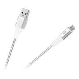 Cablu usb - micro usb 1 metru alb