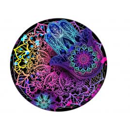 Mousepad colorat multicolor 20 x 20 cm, creative rey®