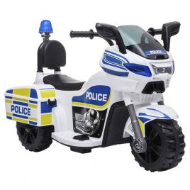 Motocicleta electrica chipolino police white