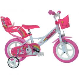 Bicicleta copii dino bikes 12' unicorn
