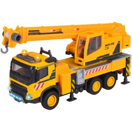 Camion cu macara majorette volvo truck crane cu lumini si sunete