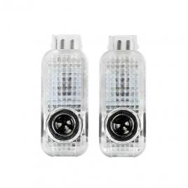 Set 2 x holograma auto pentru usa, audi