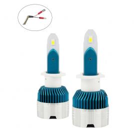Set 2 becuri auto mi2led h1, 110w/set, 9/32v, canbus, 6500k
